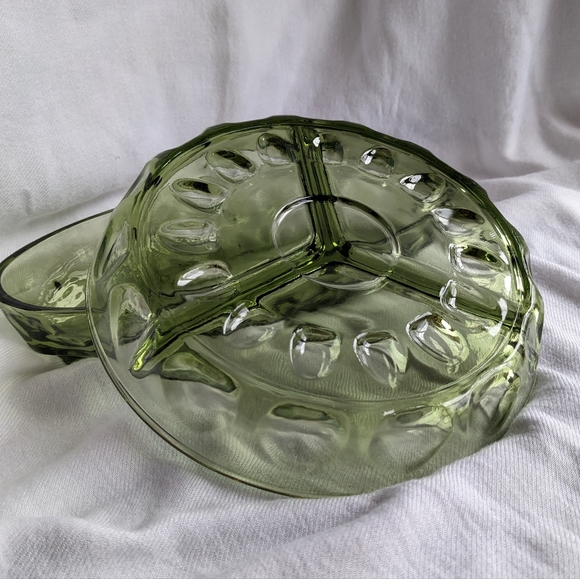 2 peace set of Vintage Indiana glass Green Dishes - Picture 2 of 12